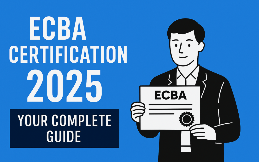 ECBA certification 2025